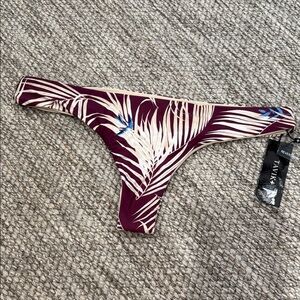 Tavik Purple and Cream Bikini Cheeky Cut